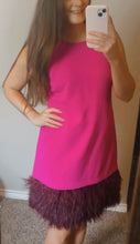 Load image into Gallery viewer, Size 12 Trina Turk NWT Feather Dress
