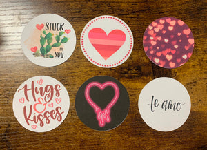 Valentine’s Day Cardstock For Car Freshies