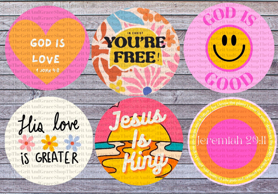 Christian Religious Faith Cardstock For Car Freshies