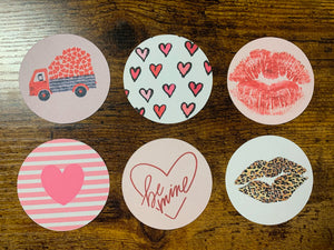 Valentine’s Day Cardstock For Car Freshies