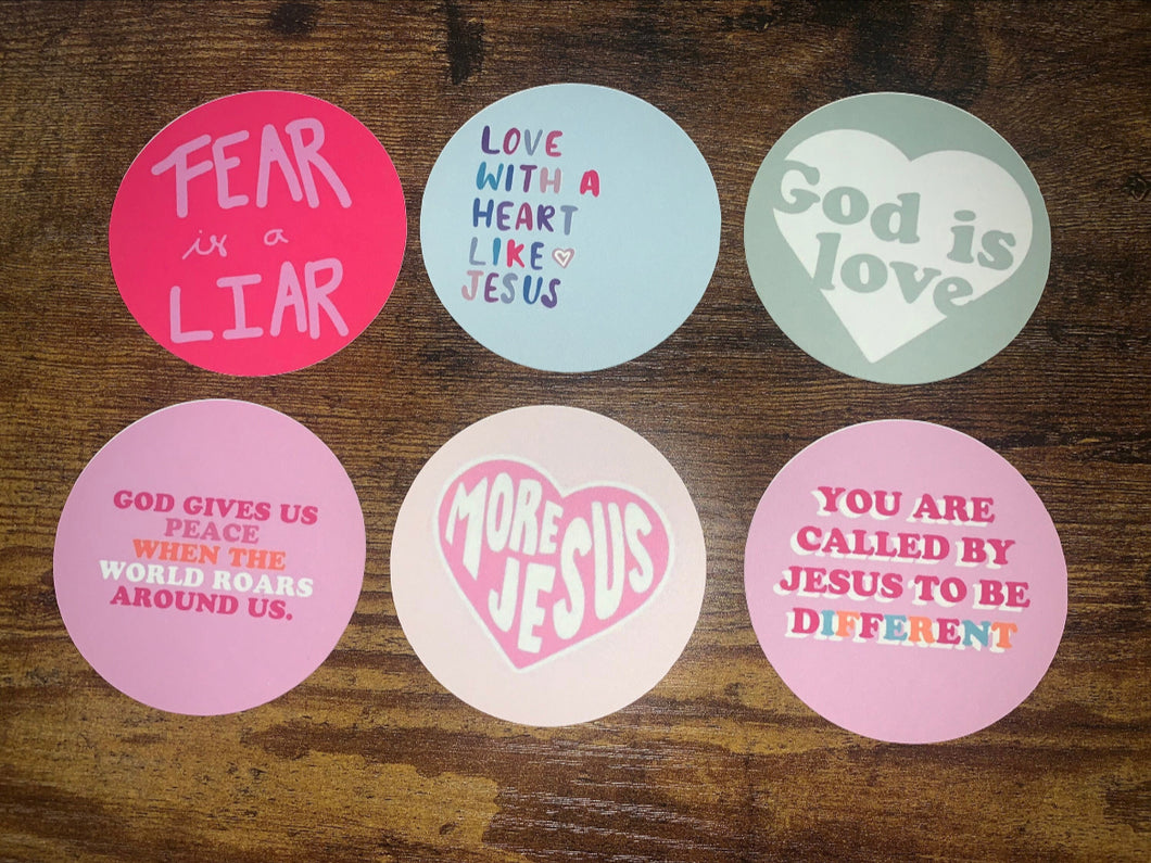 Christian Religious Faith Cardstock For Car Freshies