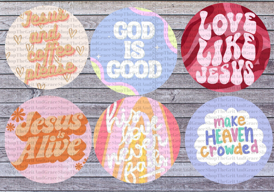 Christian Religious Faith Cardstock For Car Freshies