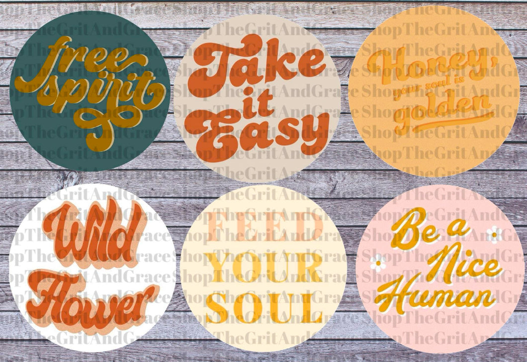 Positive Affirmations Grab Bag Cardstock For Car Freshies