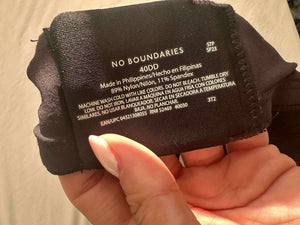 40DD NWOT No Boundaries Black Lace Bra