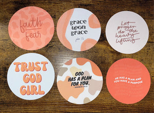 Christian Religious Faith Cardstock For Car Freshies