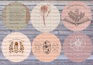 Christian Religious Faith Cardstock For Car Freshies