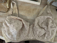 Delicates 38DD Ivory Lace Bra