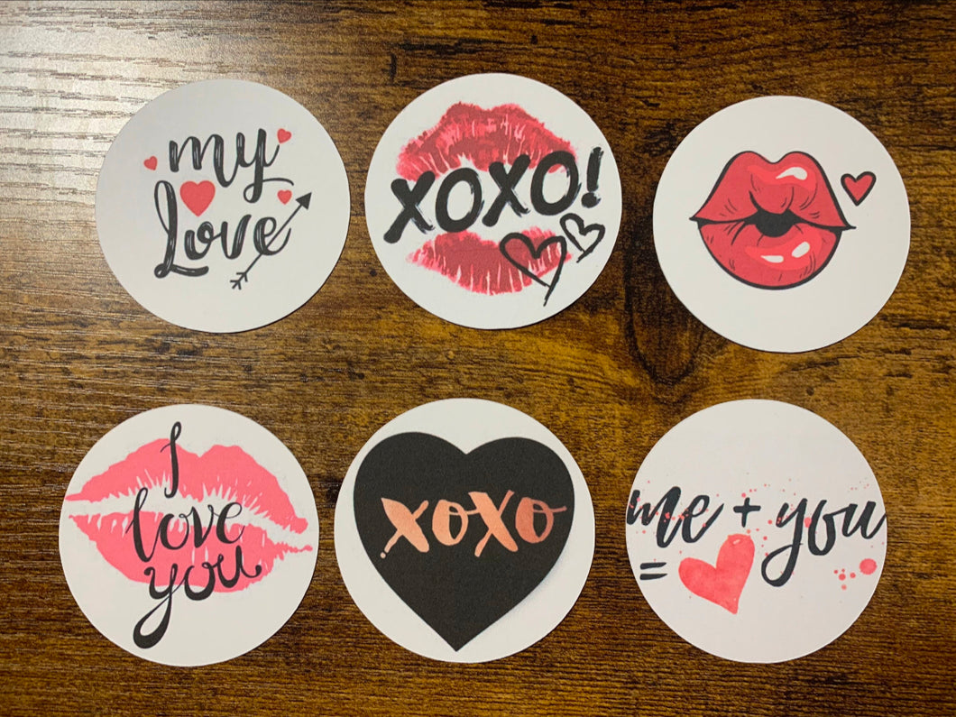 Valentine’s Day Cardstock For Car Freshies