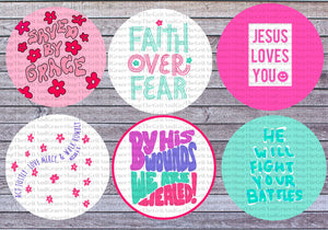 Christian Religious Faith Cardstock For Car Freshies