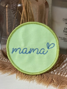 Mama Embroidered Iron On Patch