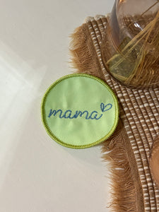 Mama Embroidered Iron On Patch