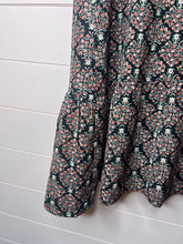 Load image into Gallery viewer, Medium THML Pink Black Floral Printed Smocked Dress
