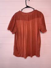 Load image into Gallery viewer, XXL Knox Rose Boho Burnt Orange Top
