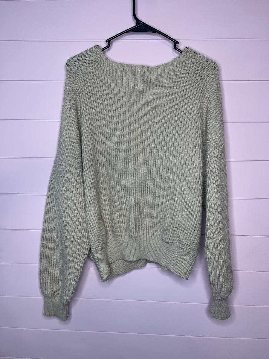 Large Forever 21 V-Neck Sweater – Thrifty Babes