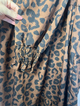 Load image into Gallery viewer, XXL Leopard Ruffle Long Sleeve Dress

