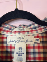 Load image into Gallery viewer, XL H&amp;M Plaid Button Up Shirt
