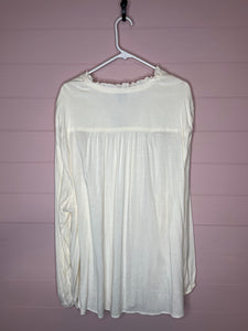 4XL Torrid NWT Ivory Peasant Style Plus Size Blouse