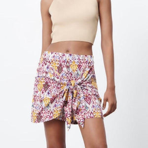 Zara NWT Medium Floral Print Skirt