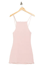 Load image into Gallery viewer, NWT Free People Large Pink Iyla Smocked Mini Dress
