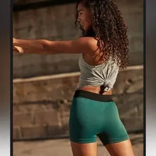 Load image into Gallery viewer, XS Free People Movement Teal Ribbed Shorts

