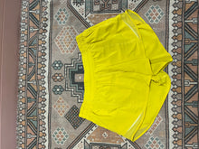 Load image into Gallery viewer, Size 10 Lululemon Yellow Hotty Hot Shorts
