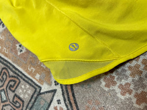 Size 10 Lululemon Yellow Hotty Hot Shorts