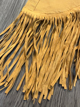 Load image into Gallery viewer, XS Denim Fringe Western Skirt
