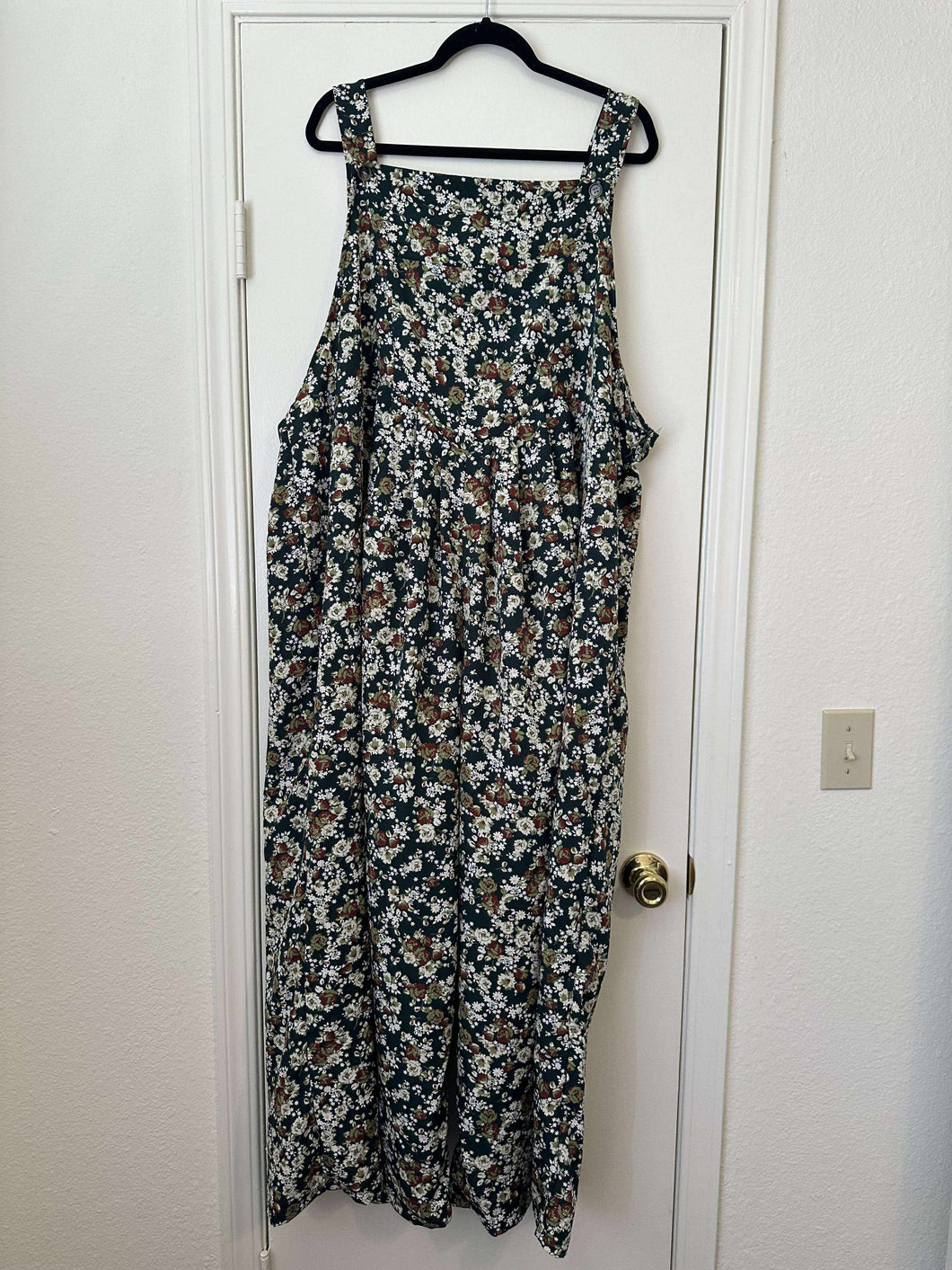 6XL SHEIN Floral Overalls