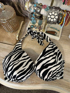 34DD Victoria’s Secret Zebra Stripe Swim Top