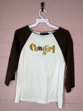 Load image into Gallery viewer, Small Motel Cowgirl Raglan Shirt
