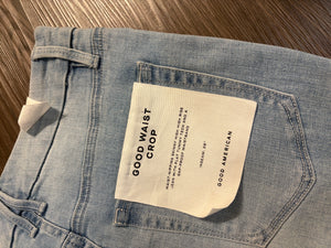 Size 6/28 NWT Good American Good Waist Crop High Rise Jeans