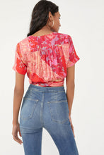 Load image into Gallery viewer, Large Free People NWT Boho Ashley Wrap Crop Top
