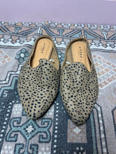 Load image into Gallery viewer, Size 9 Serra Leopard Dot Pointy Toe Slip On Mules
