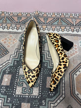 Load image into Gallery viewer, 9 Marc Fisher Cow Hair Pointy Toe Pumps
