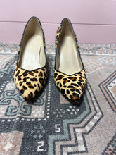 Load image into Gallery viewer, 9 Marc Fisher Cow Hair Pointy Toe Pumps
