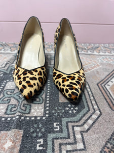 9 Marc Fisher Cow Hair Pointy Toe Pumps