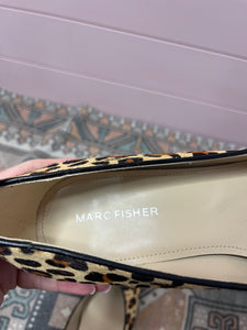 9 Marc Fisher Cow Hair Pointy Toe Pumps