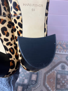 9 Marc Fisher Cow Hair Pointy Toe Pumps