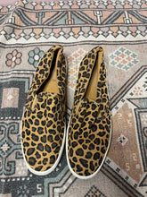 Load image into Gallery viewer, 9 Old Navy Leopard Slip On Canvas Sneakers
