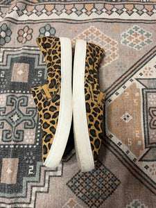 9 Old Navy Leopard Slip On Canvas Sneakers