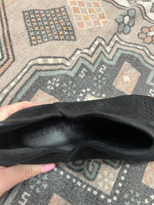 8.5 Lucky Brand Black Ankle Booties