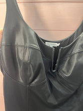 Load image into Gallery viewer, Size 8 Good American Faux Leather U Corset Black Bodysuit
