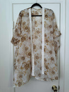 One Size Maurice’s Boho Floral Lace Kimono