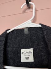 Load image into Gallery viewer, XL Columbia Mens Dark Gray Wool Quarter Zip Up
