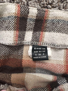Small SHEIN Plaid Mini Skirt