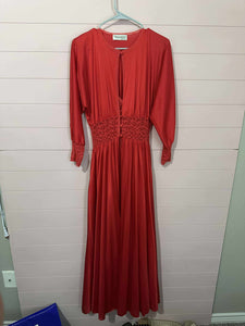 Medium Vassarette Vintage Red Two Piece Maxi Set