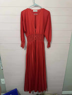 Medium Vassarette Vintage Red Two Piece Maxi Set