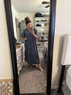 2X Terra Sky Blue Ruffle Dress