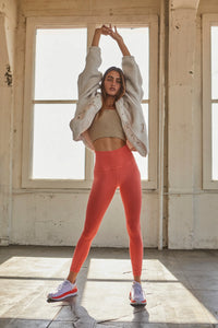 Small Free People NWT Neon Pink Leggings
