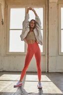 Small Free People NWT Neon Pink Leggings